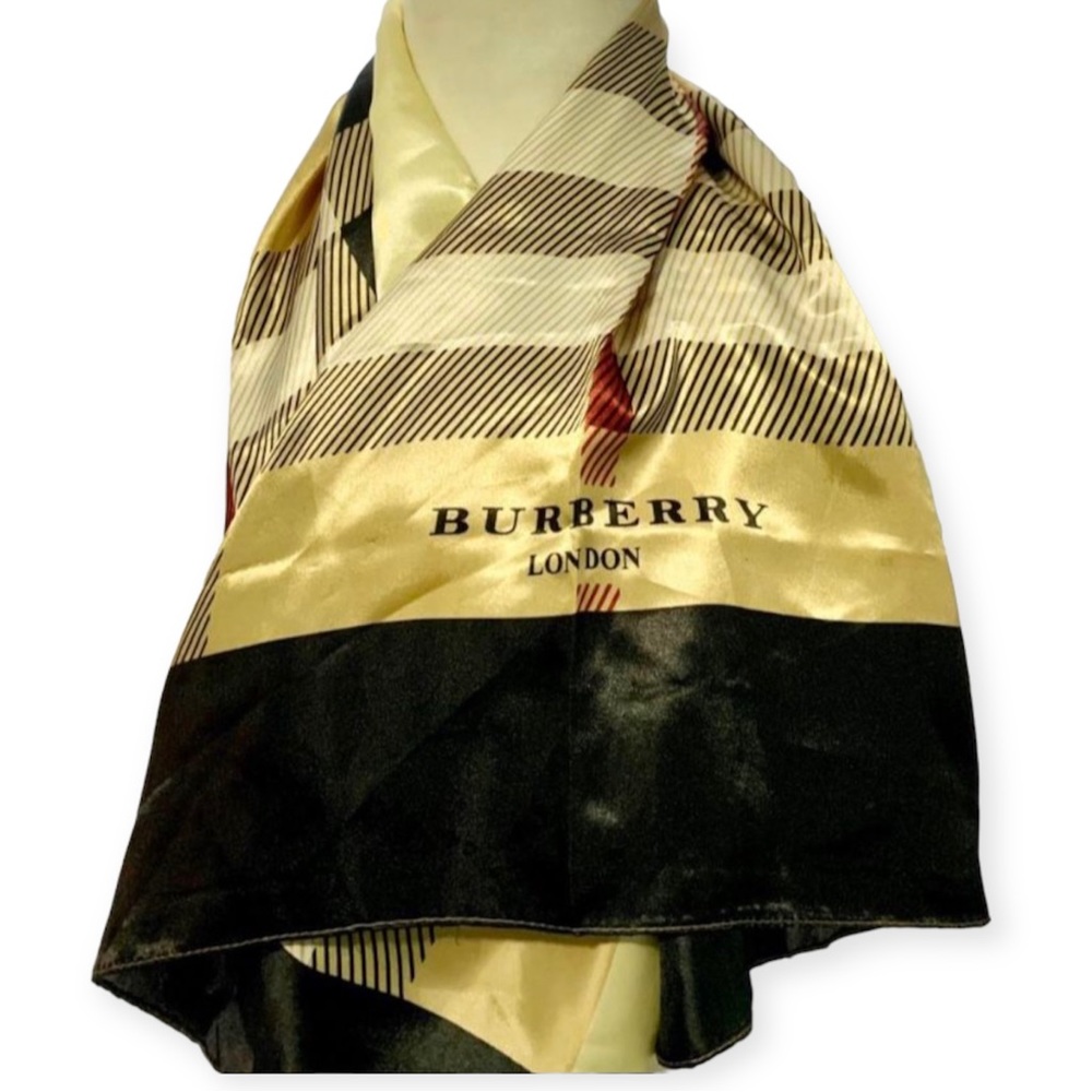 Women’s Large Vintage Silk Scarf - Picture 2 of 4